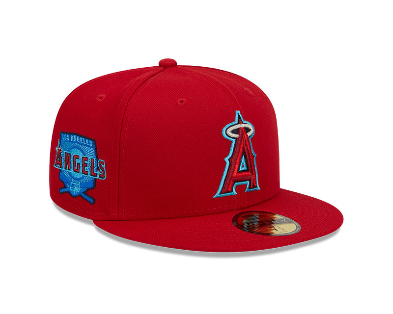 Los Angeles Angels New Era 2023 MLB Father's Day On-Field 59FIFTY Fitted Hat - Red