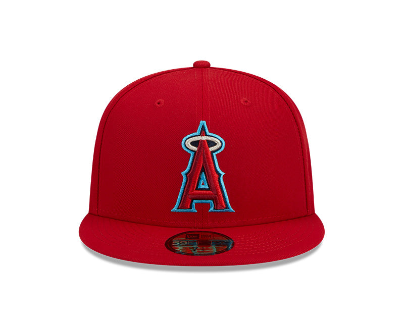 Los Angeles Angels New Era 2023 MLB Father's Day On-Field 59FIFTY Fitted Hat - Red