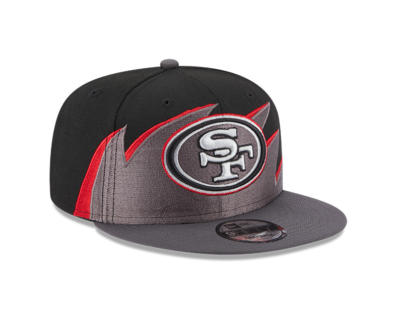 San Francisco 49ers NFL New Era Tidal Wave 9FIFTY Snapback Hat - Black/Graphite