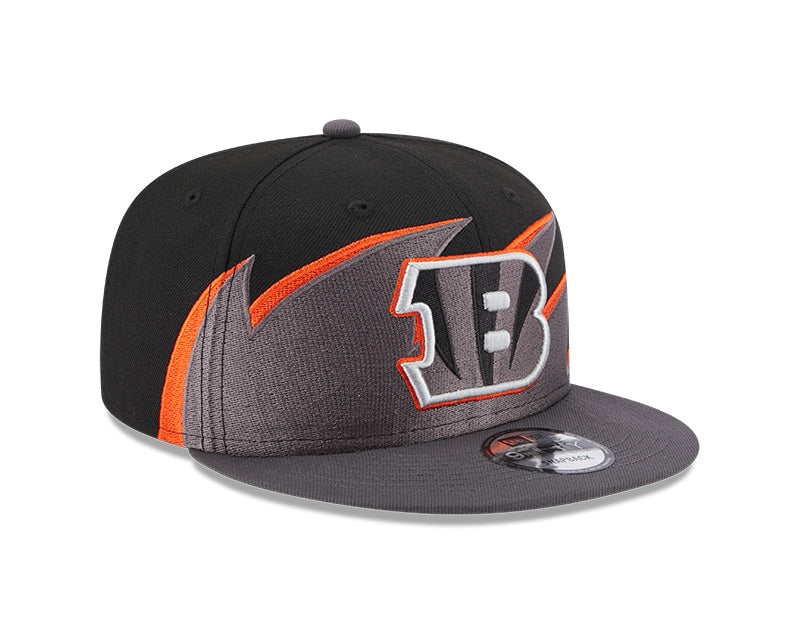 Cincinnati Bengals NFL New Era Tidal Wave 9FIFTY Snapback Hat - Black/Graphite