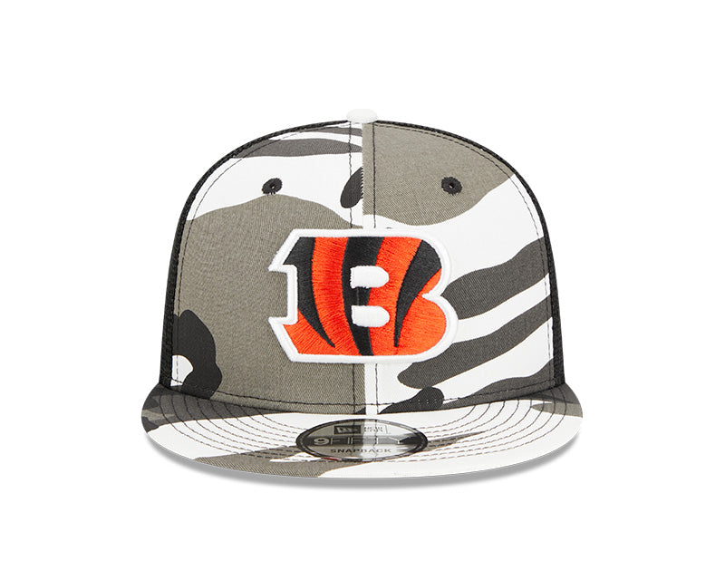 Cincinnati Bengals New Era URBAN CAMO Mesh Trucker 9FIFTY Snapback Hat - Camo