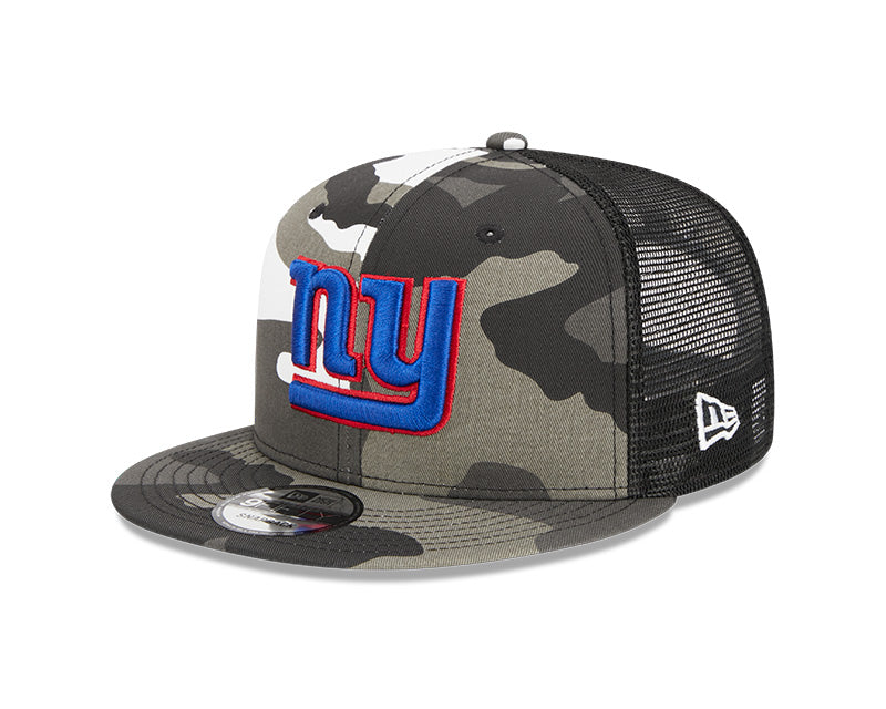 New York Giants New Era URBAN CAMO Mesh Trucker 9FIFTY Snapback Hat - Camo