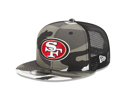 San Francisco 49ers New Era URBAN CAMO Mesh Trucker 9FIFTY Snapback Hat - Camo