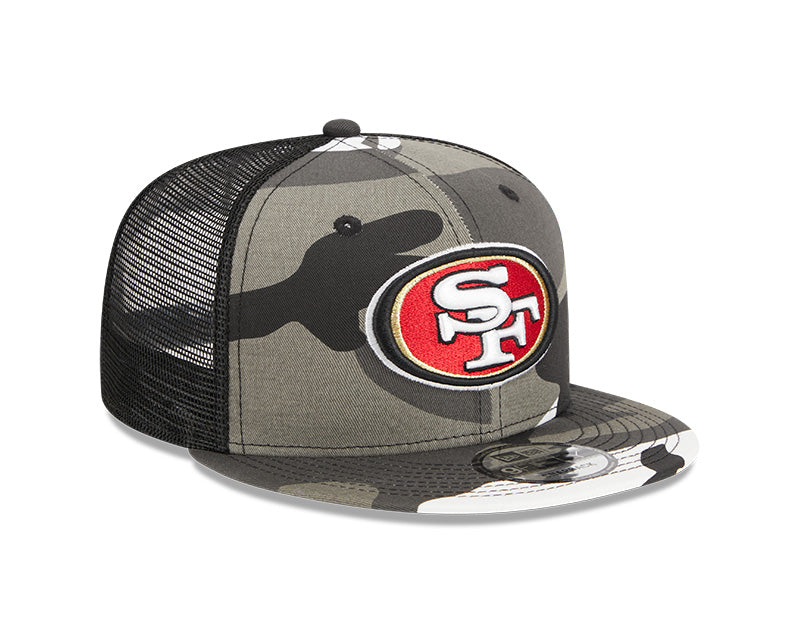 San Francisco 49ers New Era URBAN CAMO Mesh Trucker 9FIFTY Snapback Hat - Camo