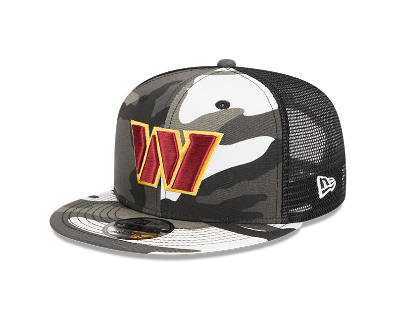 Washington Commanders New Era URBAN CAMO Mesh Trucker 9FIFTY Snapback Hat - Camo