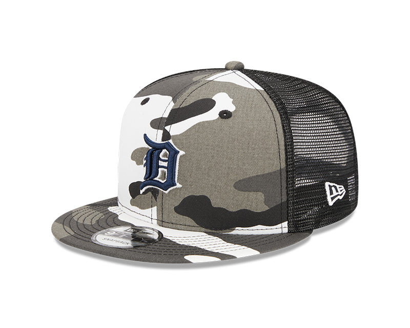 Detroit Tigers New Era URBAN CAMO Mesh Trucker 9FIFTY Snapback Hat - Camo