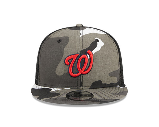 Washington Nationals New Era URBAN CAMO Mesh Trucker 9FIFTY Snapback Hat - Camo