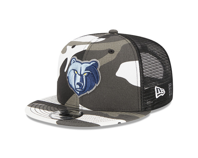 Memphis Grizzlies New Era URBAN CAMO Mesh Trucker 9FIFTY Snapback Hat - Camo