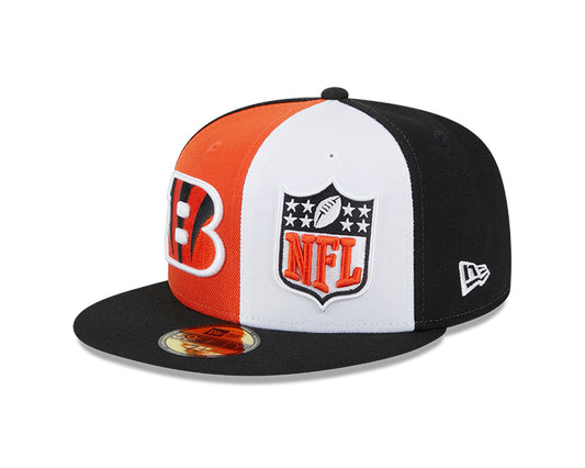 Cincinnati Bengals New Era NFL 2023 On-Field 59FIFTY Fitted Hat - Orange/Black