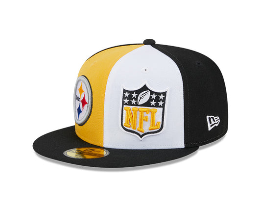 Pittsburgh Steelers New Era NFL 2023 On-Field 59FIFTY Fitted Hat - Yellow/Black