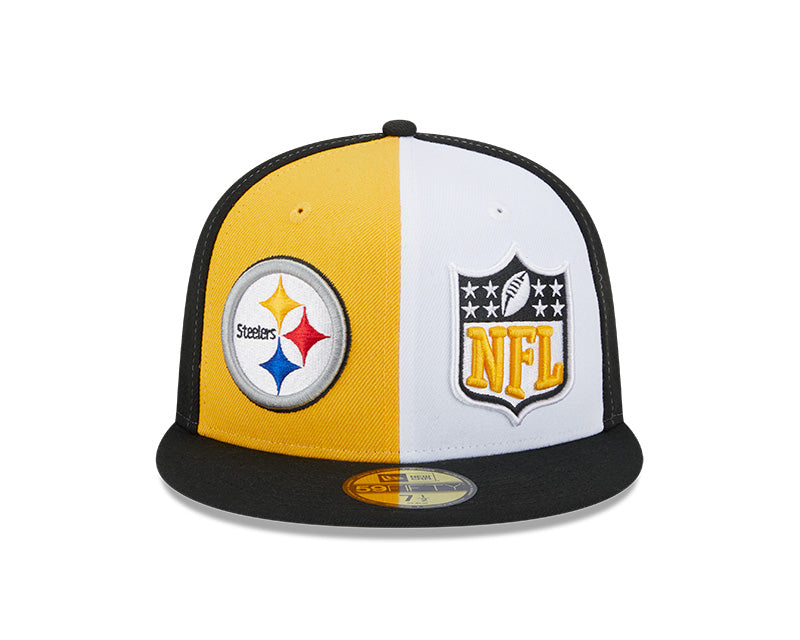 Pittsburgh Steelers New Era NFL 2023 On-Field 59FIFTY Fitted Hat - Yellow/Black