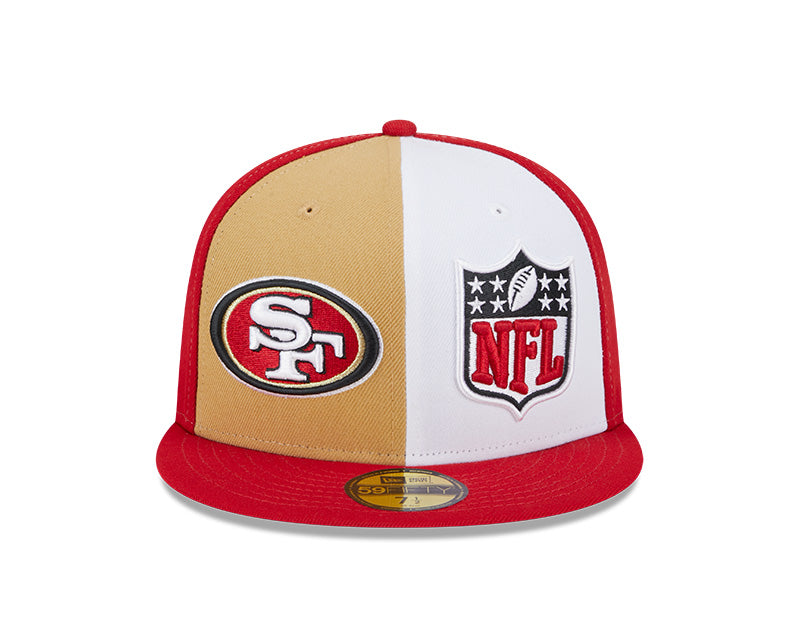 San Francisco 49ers New Era NFL 2023 On-Field 59FIFTY Fitted Hat - Gold/Scarlet