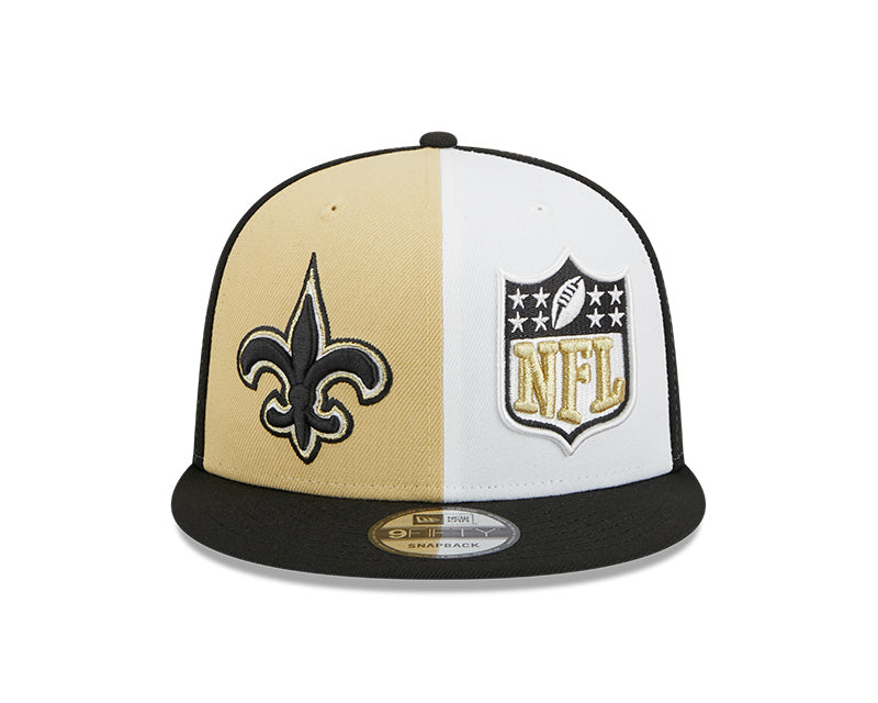 New Orleans Saints New Era 2023 NFL Sideline 9FIFTY Snapback Hat -Gold/Black
