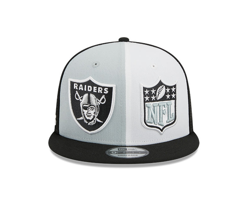 Las Vegas Raiders New Era 2023 NFL Sideline 9FIFTY Snapback Hat - Gray/Black