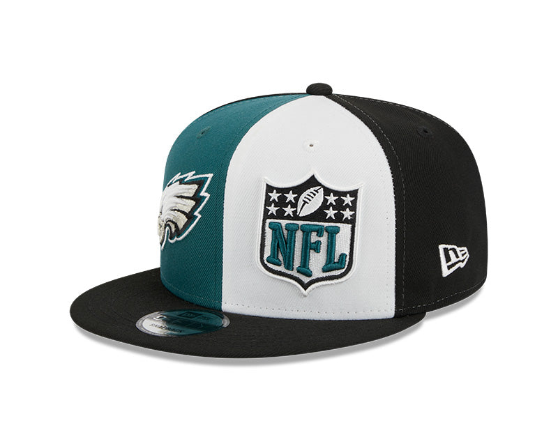 Philadelphia Eagles New Era 2023 NFL Sideline 9FIFTY Snapback Hat -Green/Black
