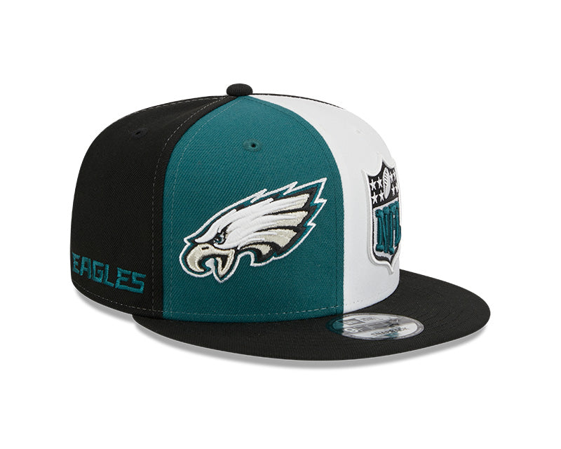 Philadelphia Eagles New Era 2023 NFL Sideline 9FIFTY Snapback Hat -Green/Black