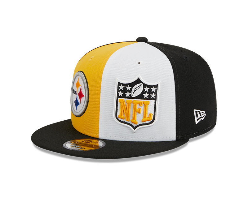 Pittsburgh Steelers New Era 2023 NFL Sideline 9FIFTY Snapback Hat - Yellow/Black