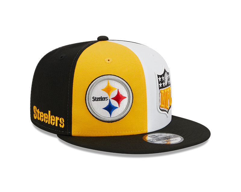 Pittsburgh Steelers New Era 2023 NFL Sideline 9FIFTY Snapback Hat - Yellow/Black
