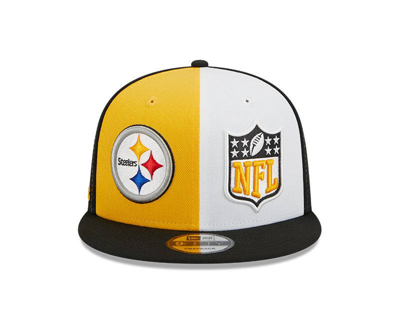 Pittsburgh Steelers New Era 2023 NFL Sideline 9FIFTY Snapback Hat - Yellow/Black