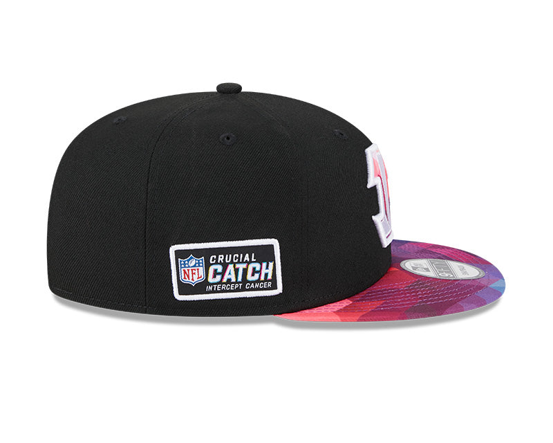 Cincinnati Bengals New Era 2023 NFL Crucial Catch 9Fifty Snapback Hat - Black/Pink