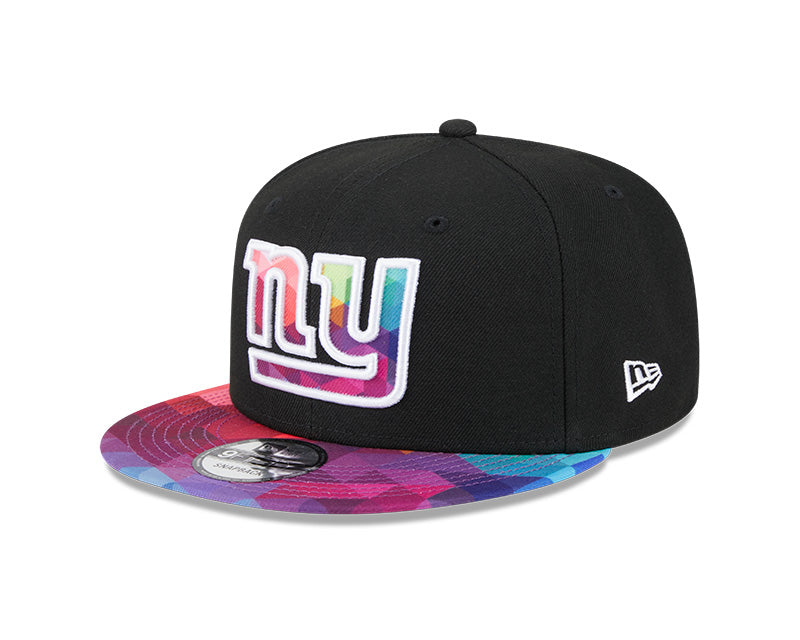 New York Giants New Era 2023 NFL Crucial Catch 9Fifty Snapback Hat - Black/Pink