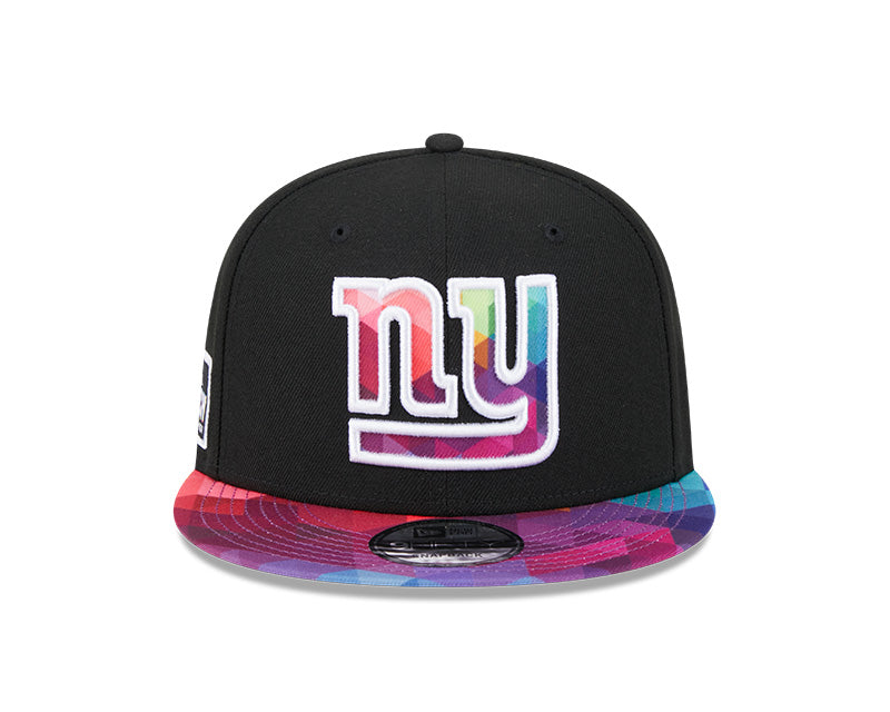 New York Giants New Era 2023 NFL Crucial Catch 9Fifty Snapback Hat - Black/Pink