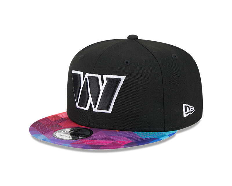 Washington Commanders New Era 2023 NFL Crucial Catch 9Fifty Snapback Hat - Black/Pink