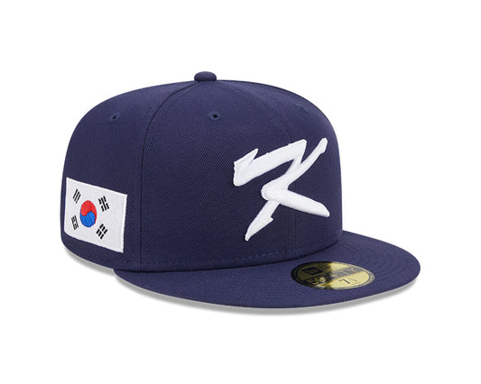 KOREA Baseball New Era 2023 World Baseball Classic 59FIFTY Fitted Hat - Navy