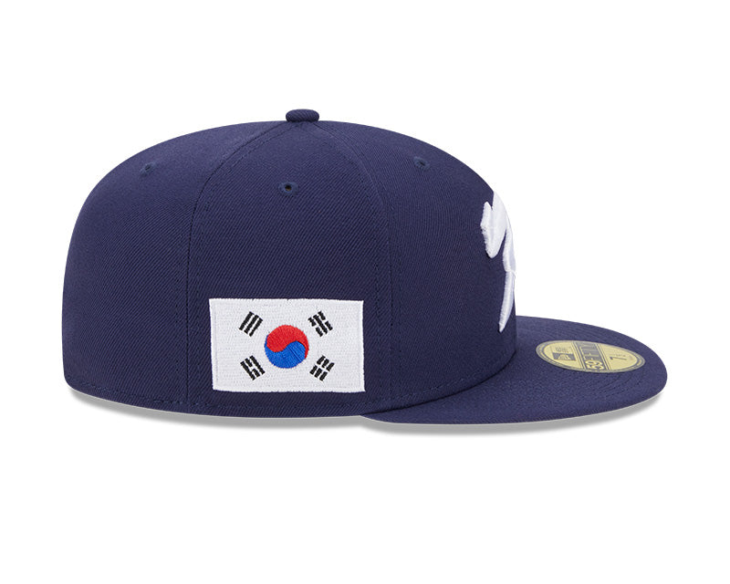 KOREA Baseball New Era 2023 World Baseball Classic 59FIFTY Fitted Hat - Navy
