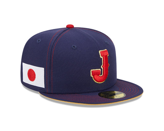 JAPAN Baseball New Era 2023 World Baseball Classic 59FIFTY Fitted Hat - Navy