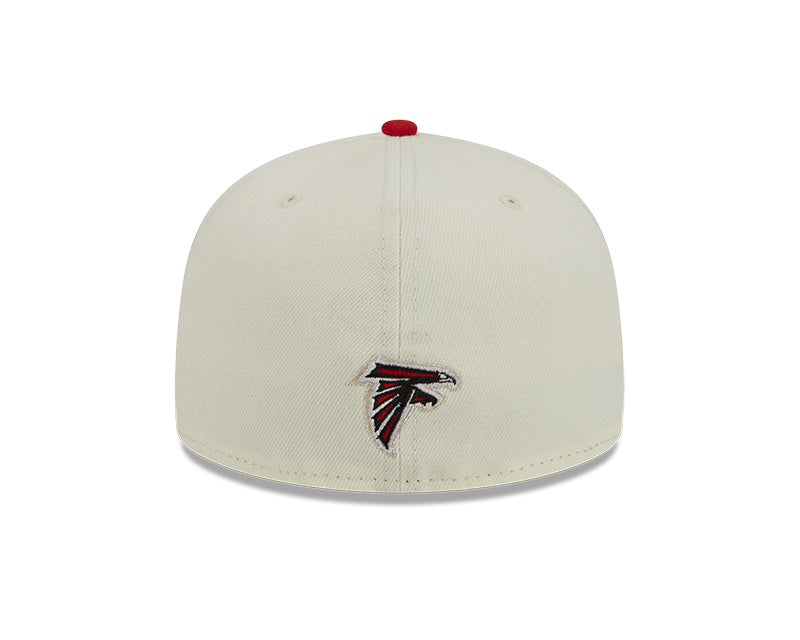 Atlanta Falcons New Era CITY ORIGINALS 59Fifty Fitted Hat - Chrome/Red