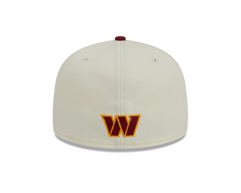 Washington Commanders New Era CITY ORIGINALS 59Fifty Fitted Hat - Chrome/Burgundy