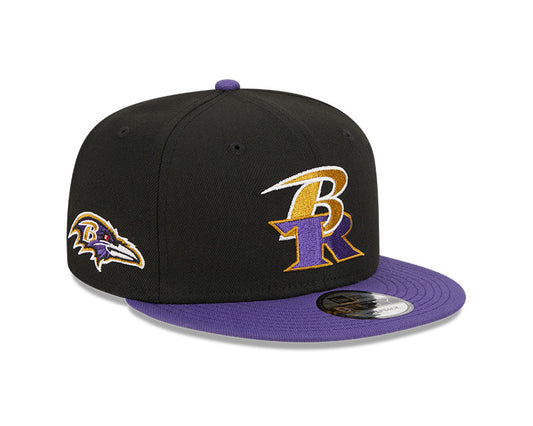 Baltimore Ravens New Era CITY ORIGINALS 9Fifty Snapback Hat - Black/Purple