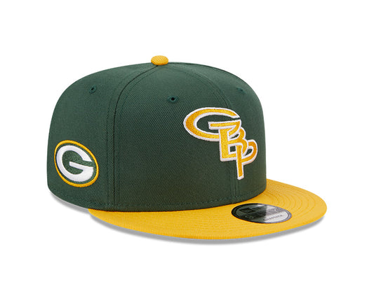 Green Bay Packers New Era CITY ORIGINALS 9Fifty Snapback Hat - Green/Yellow