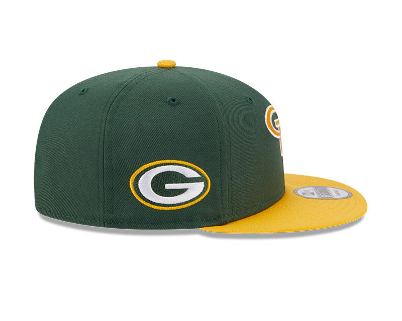 Green Bay Packers New Era CITY ORIGINALS 9Fifty Snapback Hat - Green/Yellow