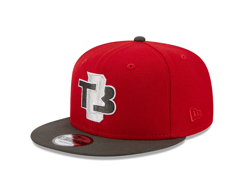 Tampa Bay Buccaneers New Era CITY ORIGINALS 9Fifty Snapback Hat - Red/Pewter