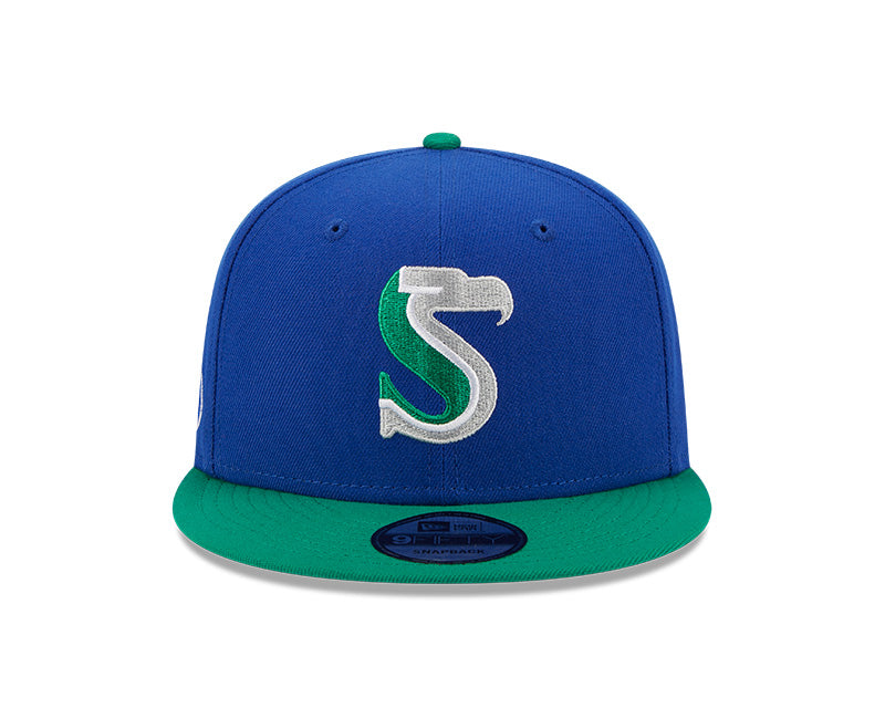 Seattle Seahawks New Era CITY ORIGINALS 9Fifty Snapback Hat - Blue/Green