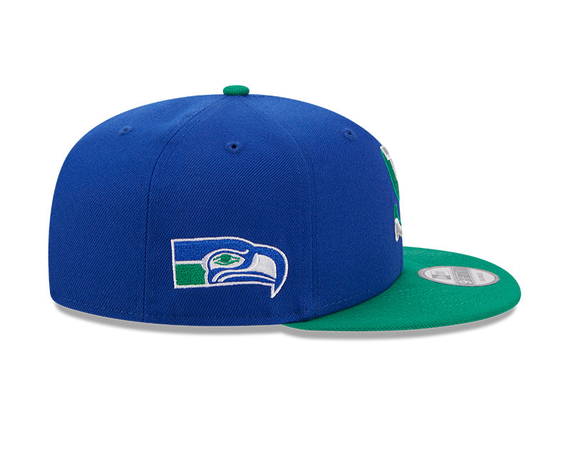Seattle Seahawks New Era CITY ORIGINALS 9Fifty Snapback Hat - Blue/Green
