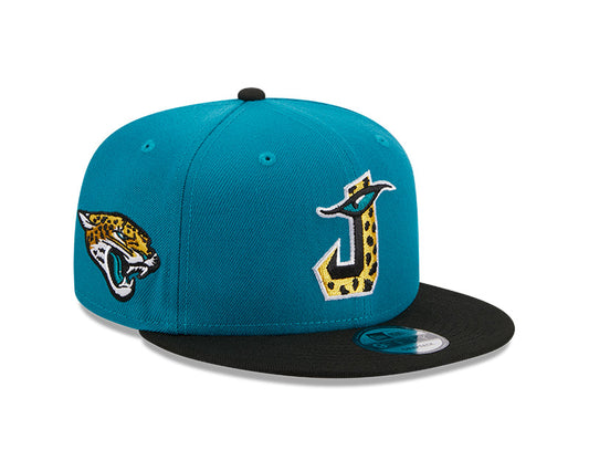 Jacksonville Jaguars New Era CITY ORIGINALS 9Fifty Snapback Hat - Teal/Black