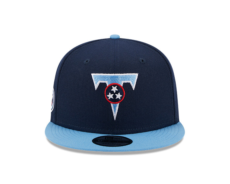 Tennessee Titans New Era CITY ORIGINALS 9Fifty Snapback Hat - Navy/Sky