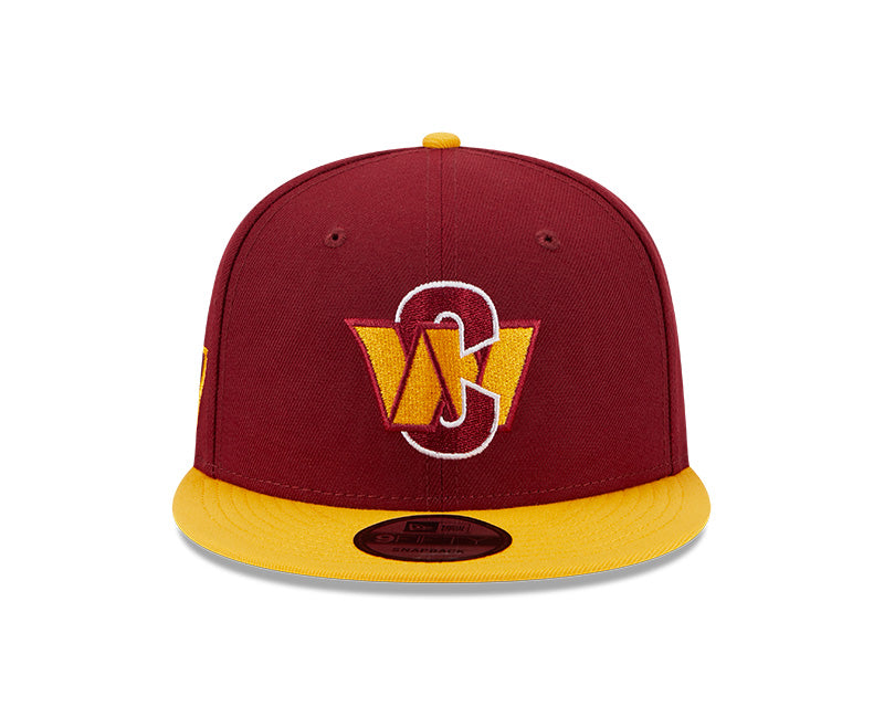 Washington Commanders New Era CITY ORIGINALS 9Fifty Snapback Hat - Burgundy/Yellow