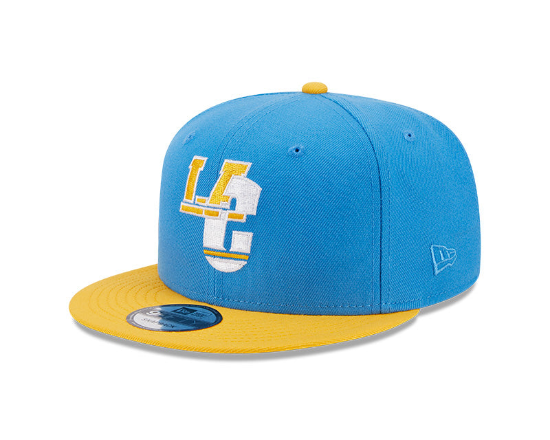Los Angeles Chargers New Era CITY ORIGINALS 9Fifty Snapback Hat - Sky/Yellow
