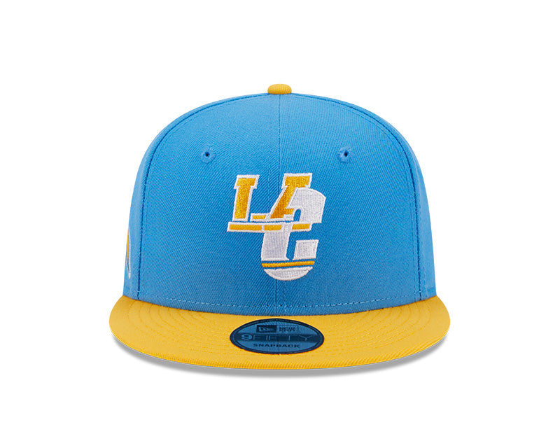 Los Angeles Chargers New Era CITY ORIGINALS 9Fifty Snapback Hat - Sky/Yellow