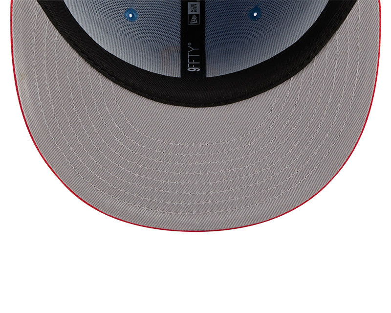 Houston Oilers New Era CITY ORIGINALS 9Fifty Snapback Hat - Sky/Red