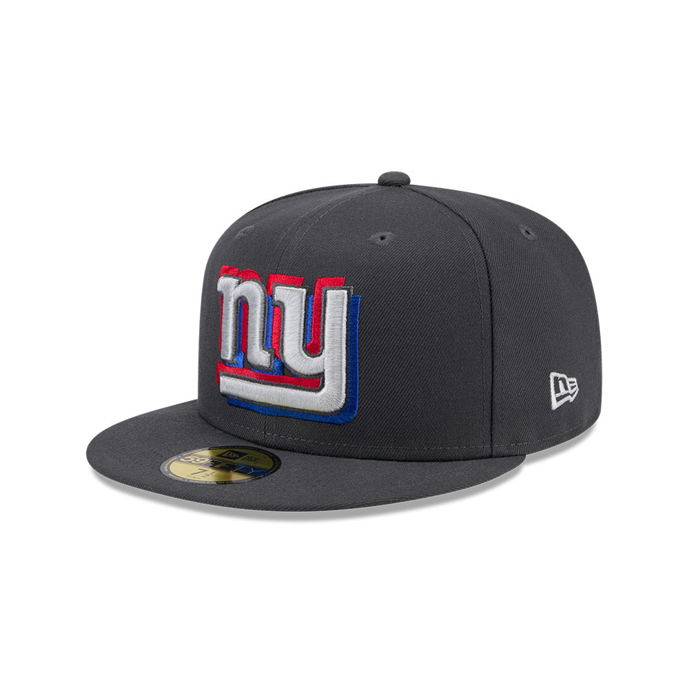 New York Giants New Era 2024 NFL Draft On-Stage 59FIFTY Fitted Hat - Graphite