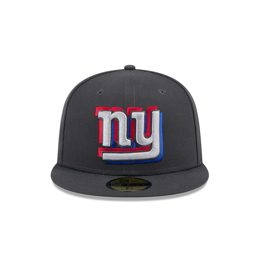 New York Giants New Era 2024 NFL Draft On-Stage 59FIFTY Fitted Hat - Graphite