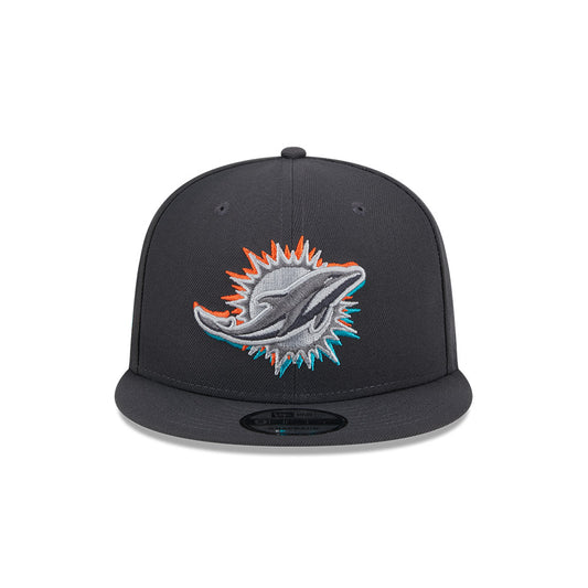 Miami Dolphins New Era 2024 NFL Draft 9FIFTY Snapback Hat - Graphite
