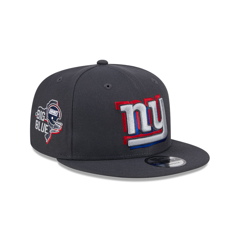 New York Giants New Era 2024 NFL Draft 9FIFTY Snapback Hat - Graphite