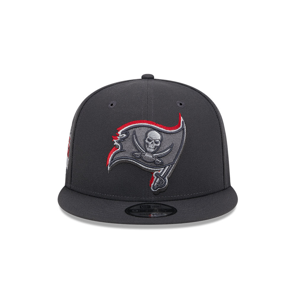 Tampa Bay Buccaneers New Era 2024 NFL Draft 9FIFTY Snapback Hat - Graphite