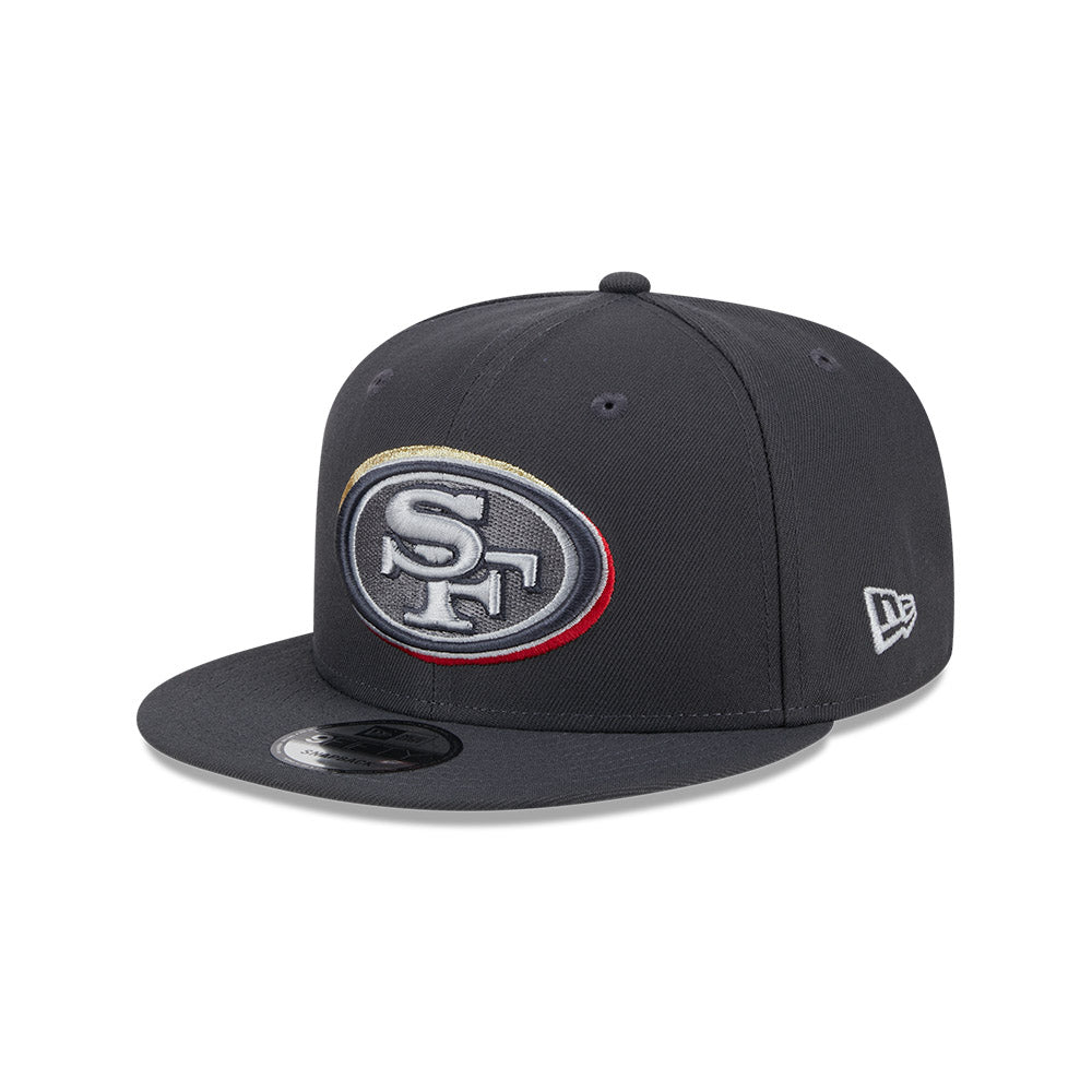 San Francisco 49ers New Era 2024 NFL Draft 9FIFTY Snapback Hat - Graphite